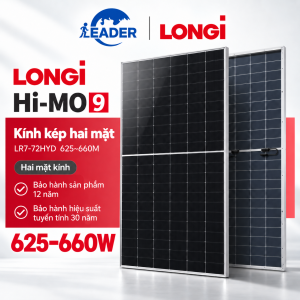 Tấm pin năng lượng mặt trời LONGi Himo 9 LR7-72HYD 635~670M