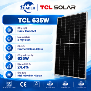 Tấm pin năng lượng mặt trời TCL 635W