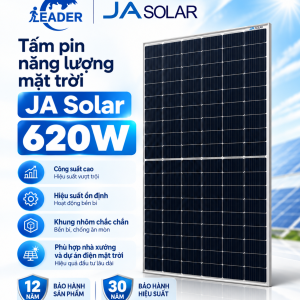 Tấm pin năng lượng mặt trời JA Solar 620W – JAM66D45-620/LB